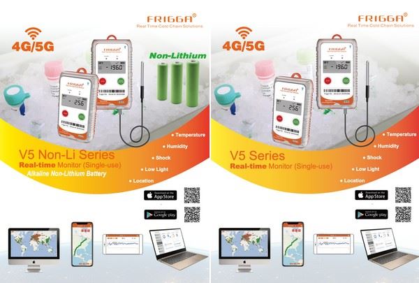 Frigga 发布4G 全球使用单次实时温度记录仪